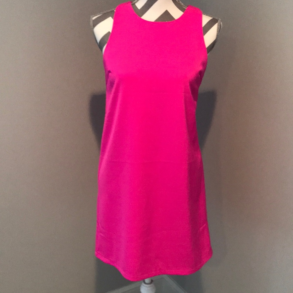 Hot pink sundress